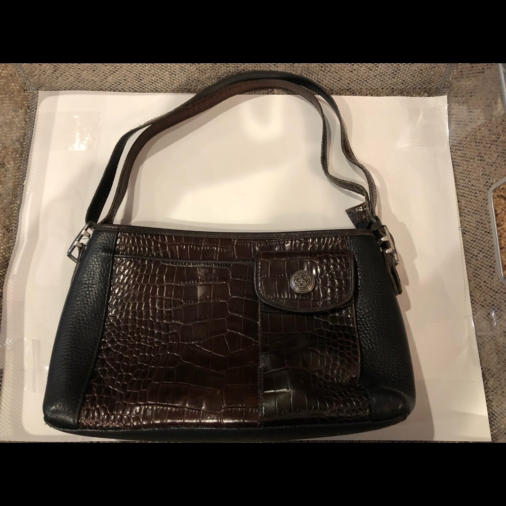 Brighton handbag (brown & black)